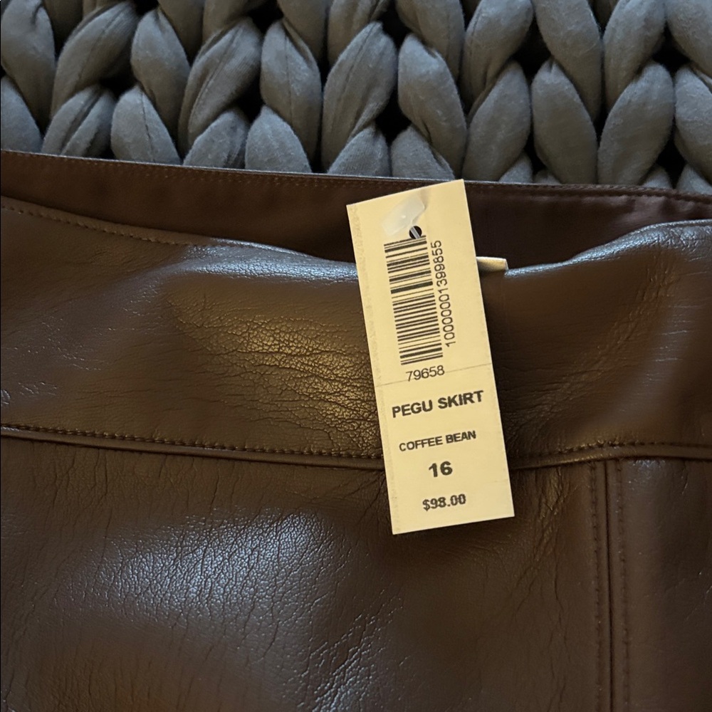 Babaton Chocolate Brown Skirt